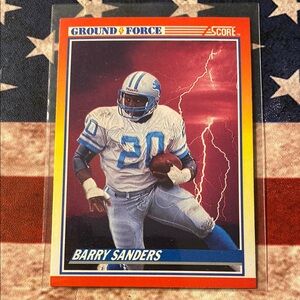 Barry Sanders Football Card - Detroit Lions